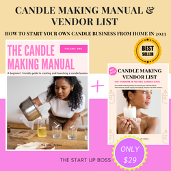How to start your own candle business + vendor list